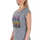 Gray Cotton Women T-Shirt