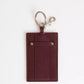 Brown Leather Men Keychain