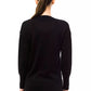 Black Wool Women Sweater