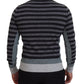 Elegant Striped Wool Crewneck Sweater