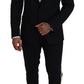 Elegant Black Silk-Lined Evening Blazer