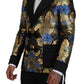 Gold Lurex Double Breasted Jacket Blazer