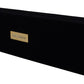 Black Velvet Logo Plaque Storage Bracelet Jewelry Box