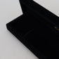 Black Velvet Logo Plaque Storage Bracelet Jewelry Box