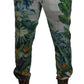 Multicolor Silk Statement Pants