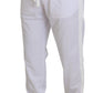 Elegant White Jogger Pants for Sophisticated Comfort