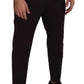 Elegant Brown Cotton Blend Trousers