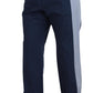 Elegant Blue Cotton Blend Pants for Men