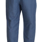 Elegant Blue Linen-Cotton Pants