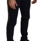 Elegant Black Wool-Blend Trousers