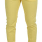 Sun-Kissed Yellow Cotton Trousers