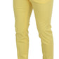 Sun-Kissed Yellow Cotton Trousers