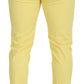 Sun-Kissed Yellow Cotton Trousers