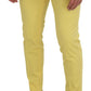 Sun-Kissed Yellow Cotton Trousers