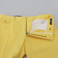 Sun-Kissed Yellow Cotton Trousers