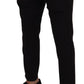 Elegant Black Virgin Wool Trousers