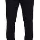 Elegant Black Wool Blend Trousers