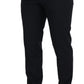 Elegant Black Wool Blend Trousers