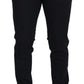 Elegant Black Wool Blend Trousers