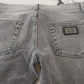 Chic Grey Washed Denim Pants