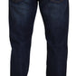 Elegant Blue Denim Pants