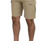 Elegant Beige Cotton Blend Designer Shorts