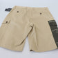 Elegant Beige Cotton Blend Designer Shorts