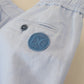 Elegant Light Blue Linen-Cotton Summer Shorts