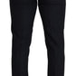 Elegant Black Wool Blend Trousers