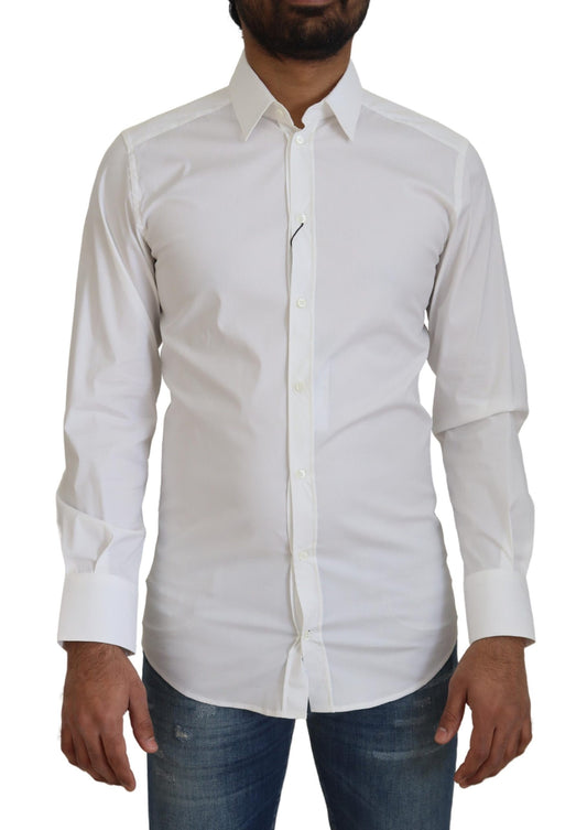 Dazzling White Slim Fit Dress Shirt