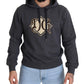 Elegant Grey Cotton Hooded Sweatshirt