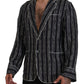 Elegant Silk Pajama Top Lounge Jacket