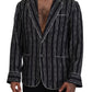 Elegant Silk Pajama Top Lounge Jacket