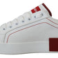 Chic White Portofino Leather Sneakers