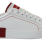 Chic White Portofino Leather Sneakers