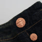 Elegant Blue Washed Denim Pants - Authentic Craftsmanship