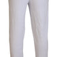 Chic White Jogger Pants - Casual Elegance