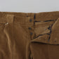 Chic Brown Corduroy Cargo Pants