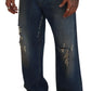 Stunning Tattered Denim Italian Jeans