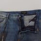 Stunning Tattered Denim Italian Jeans