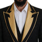 Black Gold Fantasy Tuxedo Slim Fit Suit