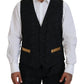 Black Gold Fantasy Tuxedo Slim Fit Suit