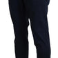 Elegant Sapphire Dress Pants for Men