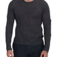 Sleek Gray Crewneck Pullover Sweater