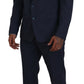 Elegant Blue Martini Men's Slim Fit Suit