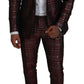 Bordeaux Fantasy Slim Fit Two-Piece Suit