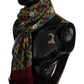 Multicolor DG Logo Shawl Warm Neck Wrap Fringe Scarf