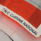 Gray Red Shawl Foulard Wrap Scarf