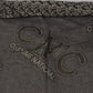Gray Logo Knit Neck Wrap Shawl Scarf