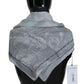 Gray Print Shawl Foulard Branded Scarf